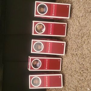 5 mini American Girl vintage collectible dolls
